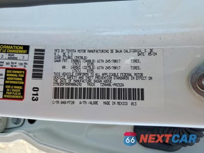 Zdjęcie 13 z 13 samochodu: 2024 TOYOTA TACOMA SR5 VIN:3TMKB5FN5RM006292 - miniatura