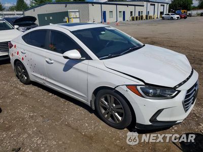 Czwarte zdjęcie samochodu z boku: 2018 HYUNDAI ELANTRA VALUE EDITION VIN:5NPD84LF3JH378027 - miniatura