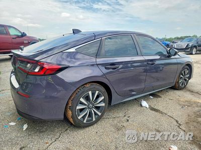Trzecie zdjęcie samochodu z tyłu: 2022 HONDA CIVIC EXL VIN:19XFL1H71NE008759 - miniatura