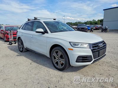 Czwarte zdjęcie samochodu z boku: 2019 AUDI Q5 PREMIUM PLUS VIN:WA1BNAFY9K2035859 - miniatura