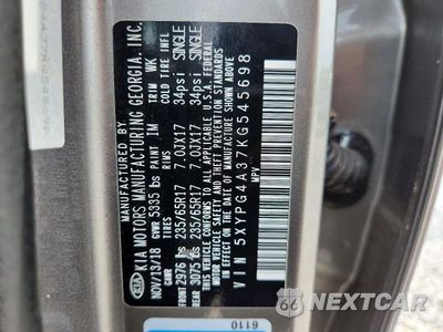 Zdjęcie 13 z 13 samochodu: 2019 KIA SORENTO LX VIN:5XYPG4A37KG545698 - miniatura