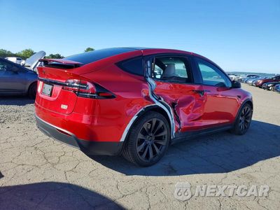 Trzecie zdjęcie samochodu z tyłu: 2022 TESLA MODEL X VIN:7SAXCBE64NF343906 - miniatura