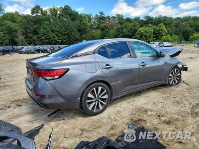 Trzecie zdjęcie samochodu z tyłu: 2020 NISSAN SENTRA SV VIN:3N1AB8CV4LY284508 - miniatura