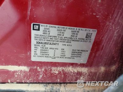 Zdjęcie 13 z 13 samochodu: 2018 GMC TERRAIN SLE VIN:3GKALUEU7JL234711 - miniatura