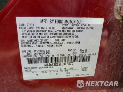 Zdjęcie 13 z 13 samochodu: 2020 FORD ECOSPORT TITANIUM VIN:MAJ6S3KL2LC313072 - miniatura