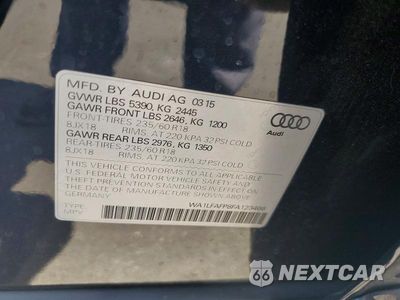 Zdjęcie 13 z 13 samochodu: 2015 AUDI Q5 PREMIUM PLUS VIN:WA1LFAFP8FA123466 - miniatura