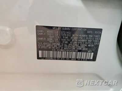 Zdjęcie 13 z 13 samochodu: 2024 SUBARU ASCENT PREMIUM VIN:4S4WMAED8R3432178 - miniatura