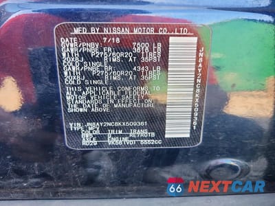 Zdjęcie 13 z 13 samochodu: 2019 NISSAN ARMADA SL VIN:JN8AY2NC8KX509361 - miniatura