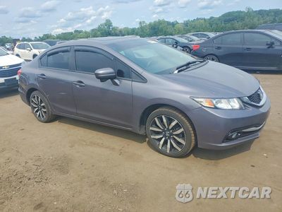 Czwarte zdjęcie samochodu z boku: 2015 HONDA CIVIC EXL VIN:19XFB2F9XFE215584 - miniatura