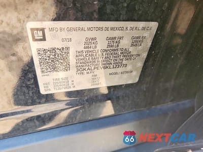 Zdjęcie 13 z 13 samochodu: 2019 GMC TERRAIN SLT VIN:3GKALPEV6KL123773 - miniatura