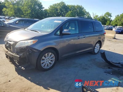 2012 TOYOTA SIENNA XLE 7-PASSENGER 5TDDK3DC9CS032268 - główne zdjęcie licytacji z USA - miniatura