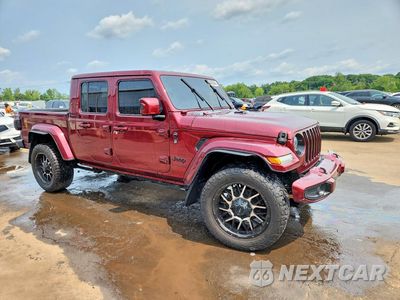 Czwarte zdjęcie samochodu z boku: 2021 JEEP GLADIATOR OVERLAND VIN:1C6HJTFG8ML541976 - miniatura