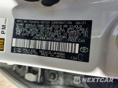 Zdjęcie 13 z 13 samochodu: 2021 TOYOTA COROLLA XSE VIN:JTNC4MBE4M3145687 - miniatura