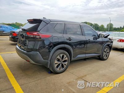 Trzecie zdjęcie samochodu z tyłu: 2021 NISSAN ROGUE SV VIN:JN8AT3BA9MW021665 - miniatura