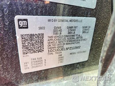Zdjęcie 13 z 13 samochodu: 2023 CHEVROLET SILVERADO K1500 HIGH COUNTRY VIN:1GCUDJEL5PZ122602 - miniatura