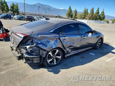 Trzecie zdjęcie samochodu z tyłu: 2016 HONDA CIVIC TOURING VIN:2HGFC1F98GH651168 - miniatura