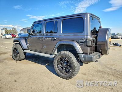 Drugie zdjęcie samochodu z przodu: 2018 JEEP WRANGLER UNLIMITED SAHARA VIN:1C4HJXEG2JW311216 - miniatura