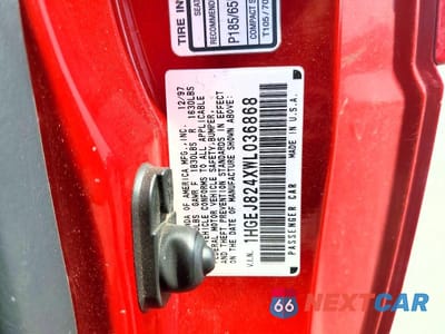 Zdjęcie 13 z 13 samochodu: 1998 HONDA CIVIC EX VIN:1HGEJ824XWL036868 - miniatura