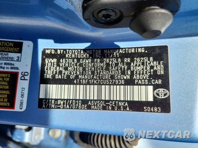 Zdjęcie 12 z 12 samochodu: 2012 TOYOTA CAMRY LE VIN:4T1BF1FK7CU527936 - miniatura