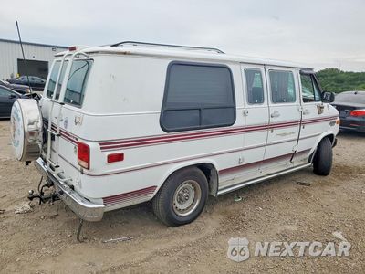 Trzecie zdjęcie samochodu z tyłu: 1992 CHEVROLET SPORTVAN / VAN VIN:1GBEG25K5N7116076 - miniatura