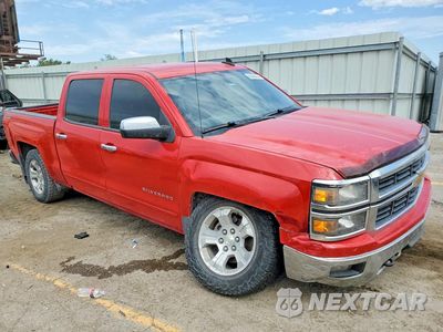 Czwarte zdjęcie samochodu z boku: 2015 CHEVROLET SILVERADO K1500 LT VIN:3GCUKREC2FG256017 - miniatura