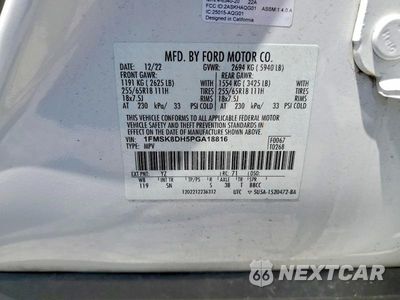 Zdjęcie 12 z 12 samochodu: 2023 FORD EXPLORER XLT VIN:1FMSK8DH5PGA18816 - miniatura