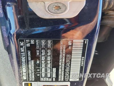 Zdjęcie 12 z 12 samochodu: 2016 MERCEDES-BENZ GLE 350 4MATIC VIN:4JGDA5HB6GA639338 - miniatura