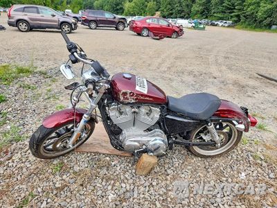 Trzecie zdjęcie samochodu z tyłu: 2014 HARLEY-DAVIDSON XL883 SUPERLOW VIN:1HD4CR212EC445136 - miniatura