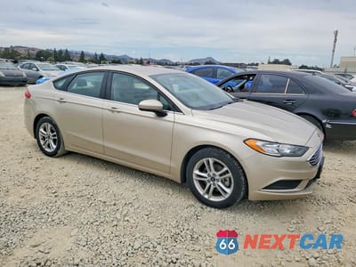 Czwarte zdjęcie samochodu z boku: 2018 FORD FUSION SE VIN:3FA6P0HD9JR241320 - miniatura