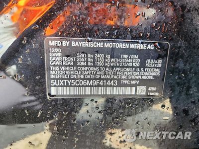 Zdjęcie 13 z 13 samochodu: 2021 BMW X3 XDRIVE30I VIN:5UXTY5C06M9F41443 - miniatura