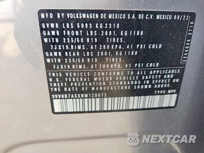 Zdjęcie 14 z 14 samochodu: 2022 VOLKSWAGEN TIGUAN SE R-LINE BLACK VIN:3VV8B7AXXNM128673 - miniatura