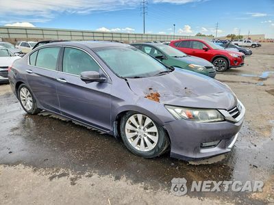 Czwarte zdjęcie samochodu z boku: 2014 HONDA ACCORD EXL VIN:1HGCR3F85EA022788 - miniatura