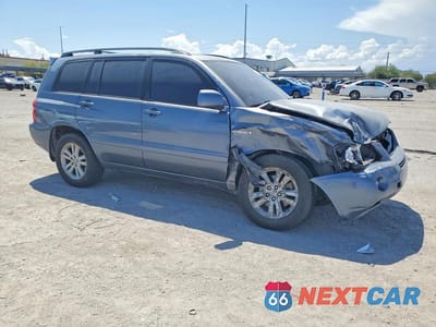 Czwarte zdjęcie samochodu z boku: 2007 TOYOTA HIGHLANDER HYBRID BASE VIN:JTEDW21A470018591 - miniatura