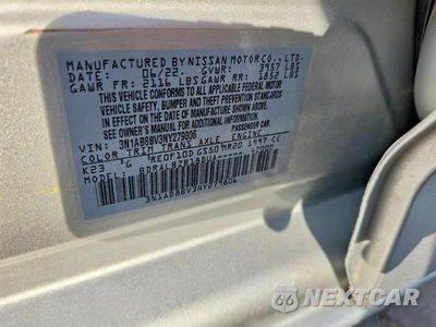 Zdjęcie 13 z 13 samochodu: 2022 NISSAN SENTRA S VIN:3N1AB8BV3NY279806 - miniatura