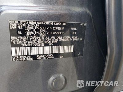 Zdjęcie 13 z 13 samochodu: 2015 TOYOTA RAV4 XLE VIN:2T3WFREV4FW198555 - miniatura