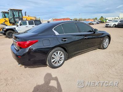 Trzecie zdjęcie samochodu z tyłu: 2015 INFINITI Q50 BASE VIN:JN1BV7AP7FM337803 - miniatura