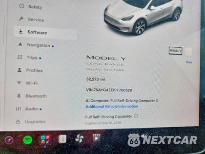 Zdjęcie 9 z 12 samochodu: 2023 TESLA MODEL Y VIN:7SAYGAEE1PF780520 - miniatura