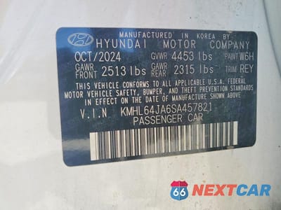 Zdjęcie 12 z 12 samochodu: 2025 HYUNDAI SONATA SEL VIN:KMHL64JA6SA457821 - miniatura