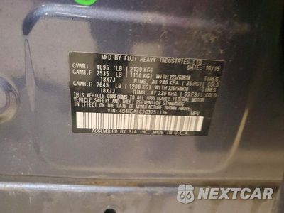 Zdjęcie 13 z 13 samochodu: 2016 SUBARU OUTBACK 2.5I LIMITED VIN:4S4BSALC2G3251136 - miniatura