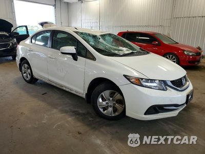 Czwarte zdjęcie samochodu z boku: 2015 HONDA CIVIC LX VIN:19XFB2F59FE026504 - miniatura