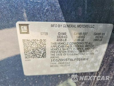 Zdjęcie 12 z 12 samochodu: 2020 CHEVROLET MALIBU LS VIN:1G1ZB5ST6LF014856 - miniatura