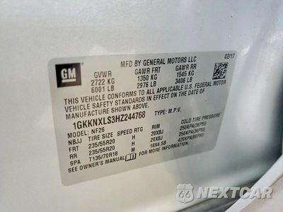 Zdjęcie 13 z 13 samochodu: 2017 GMC ACADIA DENALI VIN:1GKKNXLS3HZ244768 - miniatura