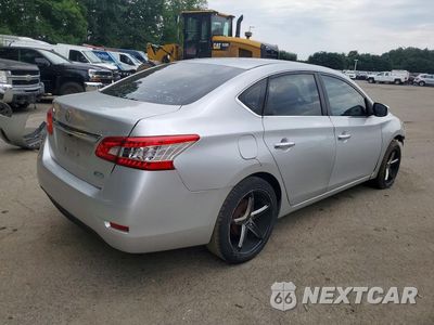Trzecie zdjęcie samochodu z tyłu: 2014 NISSAN SENTRA SV VIN:3N1AB7AP8EL659699 - miniatura