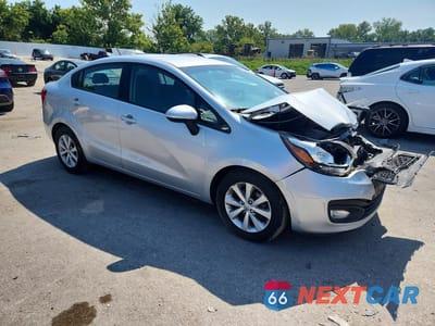 Czwarte zdjęcie samochodu z boku: 2013 KIA RIO EX VIN:KNADN4A39D6201530 - miniatura