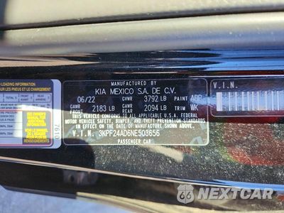 Zdjęcie 13 z 13 samochodu: 2022 KIA FORTE LXS VIN:3KPF24AD6NE503656 - miniatura