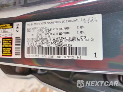 Zdjęcie 12 z 12 samochodu: 2026 TOYOTA TACOMA TRD OFF-ROAD HV VIN:3TYLC5LN3TT065813 - miniatura