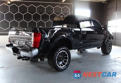 Trzecie zdjęcie samochodu z tyłu: 2021 FORD F250 SUPER DUTY VIN:1FT8W2BT4MED15543 - miniatura