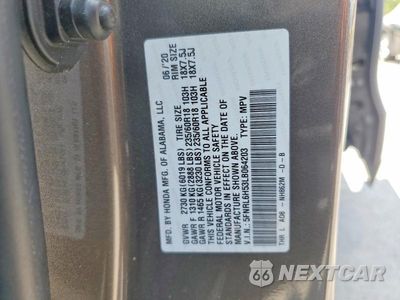 Zdjęcie 13 z 13 samochodu: 2020 HONDA ODYSSEY EX VIN:5FNRL6H53LB064203 - miniatura
