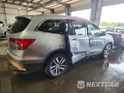 Trzecie zdjęcie samochodu z tyłu: 2018 HONDA PILOT ELITE VIN:5FNYF6H04JB007299 - miniatura