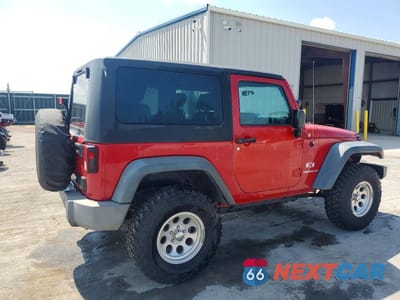 Trzecie zdjęcie samochodu z tyłu: 2008 JEEP WRANGLER X VIN:1J4FA24118L547823 - miniatura